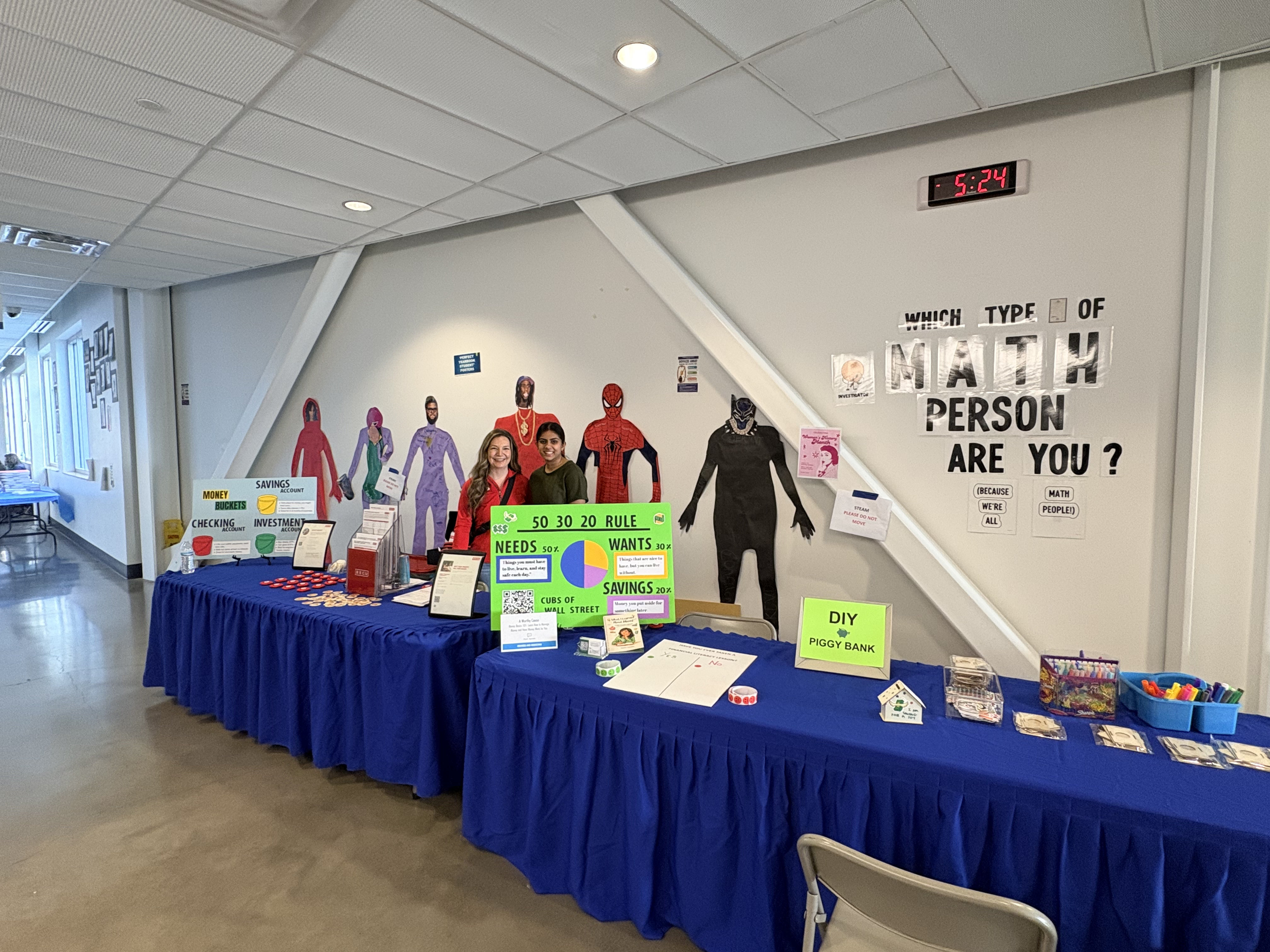 BECU and Cubs of Wall Street at Federal Way STEAM night